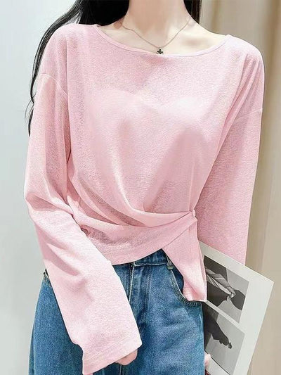 Irregular Summer Loose Thin Sun Protection Clothing For Women