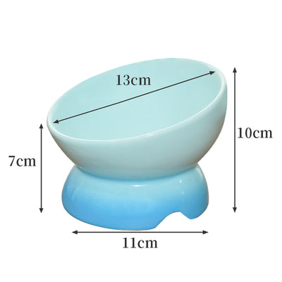 Pet Supplies For Cervical Protection Cat Bowl