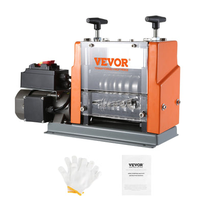 Automatic Wire Stripping Machine, Electric Motorized Cable Stripper, 60 W, Wire Peeler With Visible Stripping Depth Reference, 6 Round 1 Flat Channels For Scrap Copper Recycling