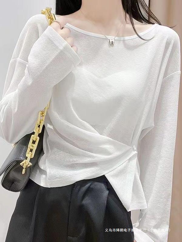 Irregular Summer Loose Thin Sun Protection Clothing For Women